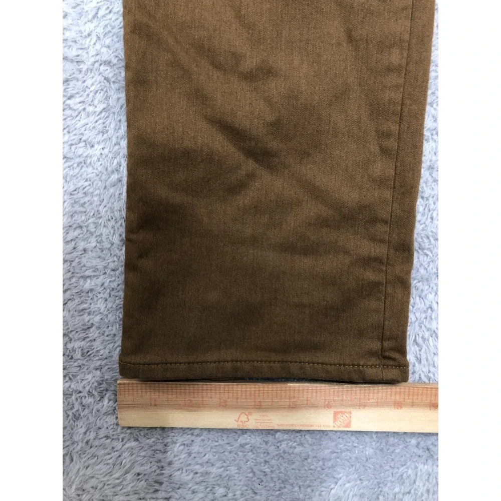 Banana Republic 5 Pocket Pants Mens 39x33 (Tag 38x34) Brown Traveler Slim Fit